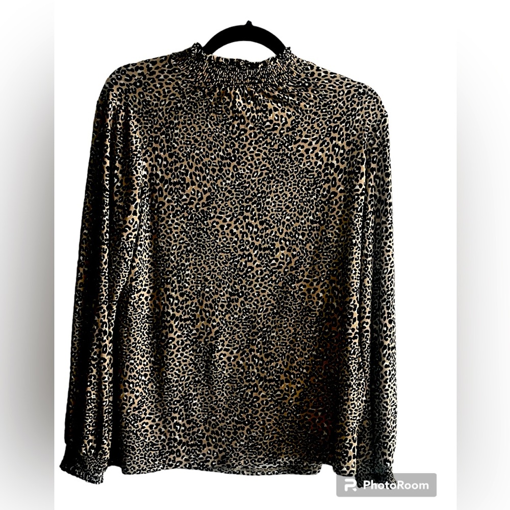 Anne Klein Mock Neck Blouse